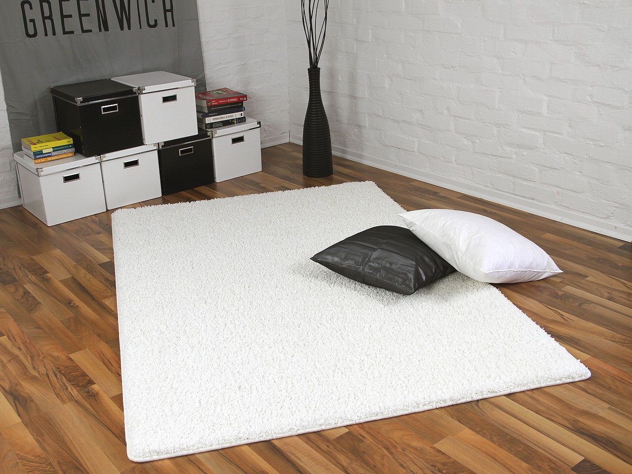 Teppich Hochflor Shaggy Premio Weiss ABVERKAUF Teppiche Teppich Hochflor Shaggy Premio Weiss ABVERKAUF Teppiche