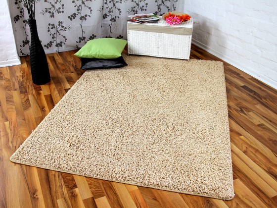Hochflor langflor shaggy teppiche in beige und naturfarben