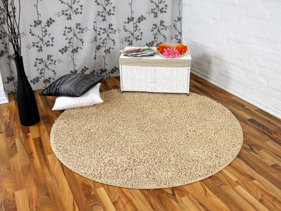 Hochflor langflor shaggy teppiche in beige und naturfarben