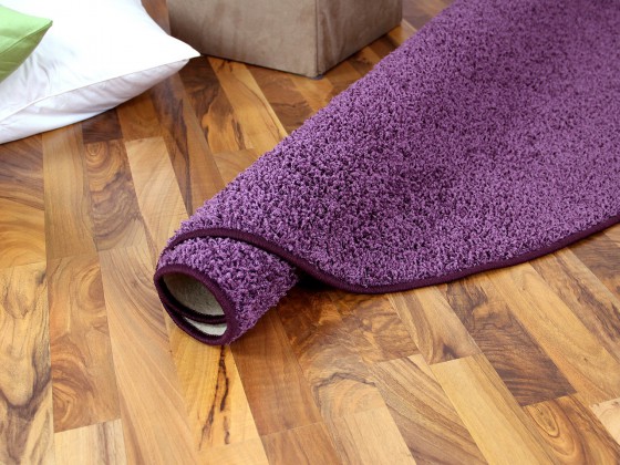 Hochflor Shaggy Teppich Prestige Flieder Rund ABVERKAUF Hochflor Shaggy Teppich Prestige Flieder Rund ABVERKAUF