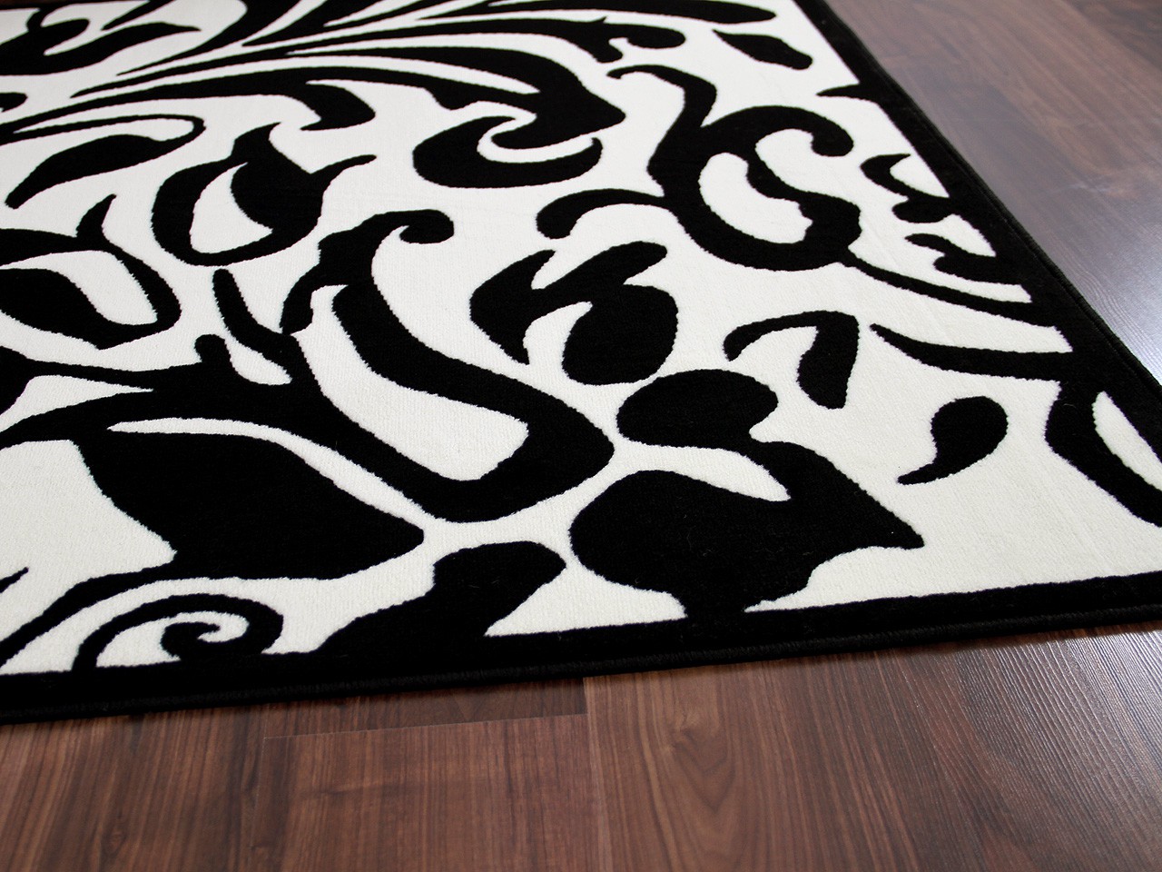 Designer teppich passion schwarz creme barock teppiche ... Hängeschrank weiß hochglanz