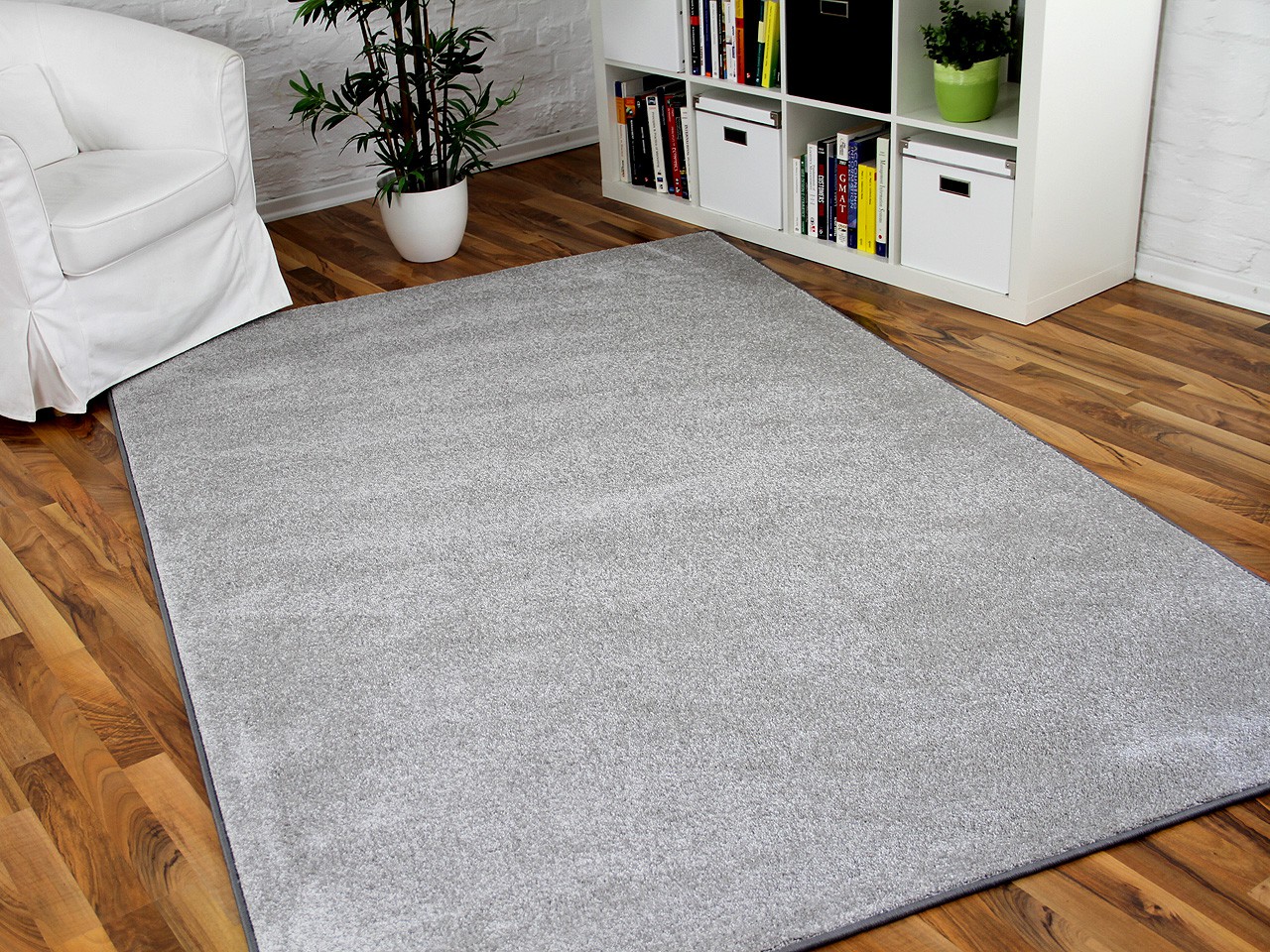 Hochflor langflor shaggy teppiche in schwarz, grau und anthrazit Wohnzimmerteppich grau